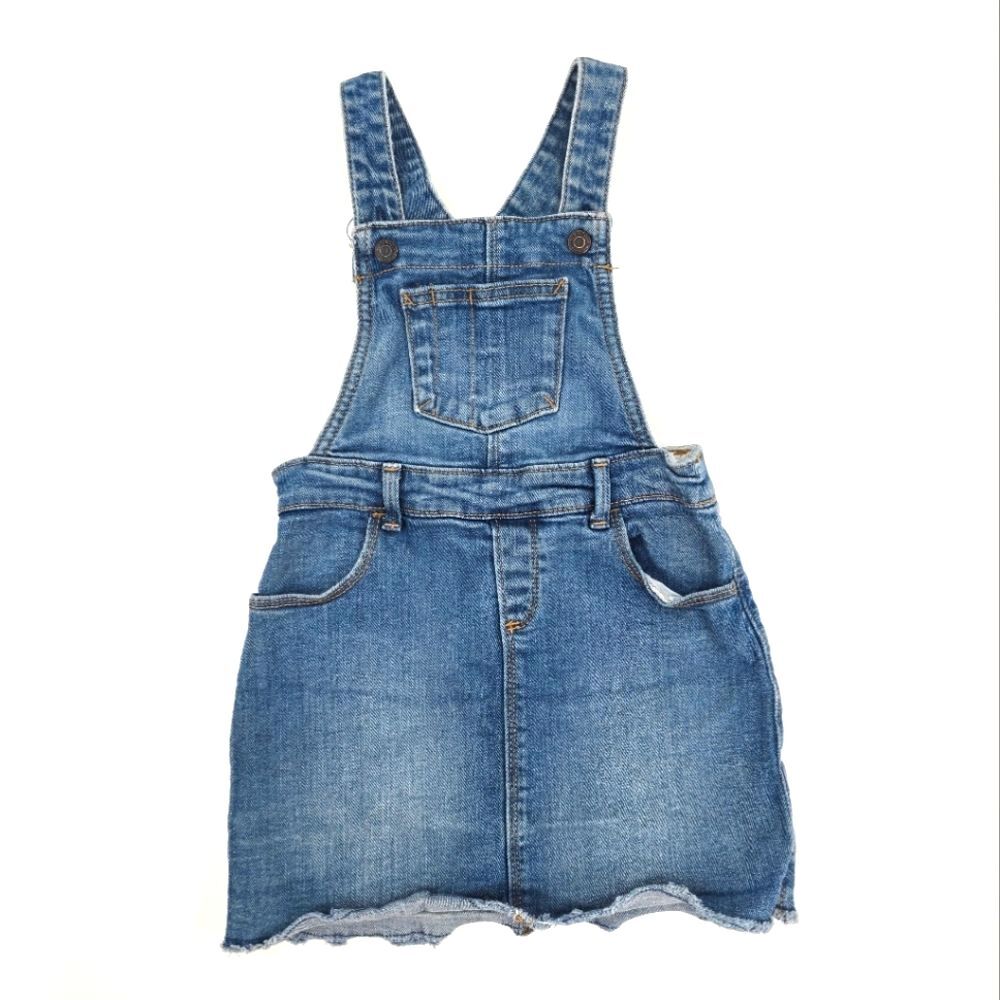 Old Navy Denim Girl Overall Skirt Size 4T